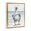 Stupell Industries Pelican Bird Standing on Beach, 17" x 21" - 3 of 4