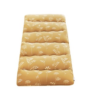 Floral Floor Mattress Japanese Style Floral Print Futon Mattress, Portable Floor Bed Mattress Roll Up Mattress for Camping RV Travel Guest Room - 1 of 4