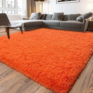LOVEVOOK 6x9 Feet Area Rugs for Living Room Bedroom, Non-Slip Fluffy Soft Shag Rug, Plush Carpet for Home Dorm Decor Aesthetic - 1 of 4