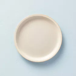 8.5" Modern Rim Stoneware Salad Plate Taupe - Hearth & Hand™ with Magnolia