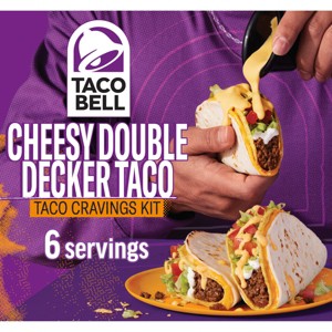 Taco Bell Cheesy Double Decker Taco Kit - 14oz - 1 of 4