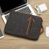 MaseiKar 17.3 Inch Laptop Sleeve Case Water Resistant Notebook Bag with Handle for 17.3" computer/Toshiba, Dark Gray - 2 of 4