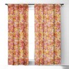 Jenean Morrison Abstract Butterfly Pink Set of 2 Panel Blackout Window Curtain - Deny Designs - 3 of 4