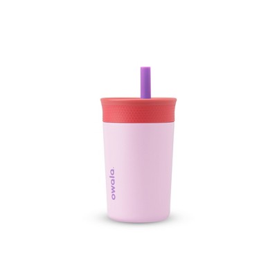 Image of Owala Kids' 12oz Stainless Steel Straw Tumbler - Lilac Rocket