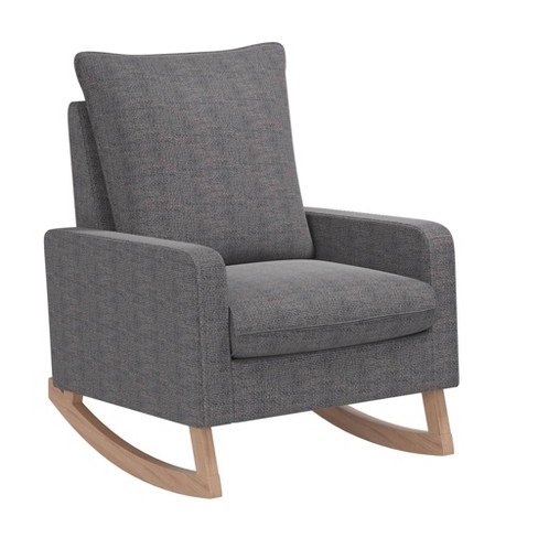 Grey best sale rocker chair