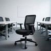 SEVOBAL Task and Office Chairs Moveable Foot Ring, Tall Chair for Standing Desks, 360 Degree Swivel and Height Adjustable, Black, 25.2"*24"*48.4" - 2 of 4