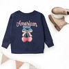 The Juniper Shop American Girly Cherries Coquette Youth Sweatshirt - 2 of 4