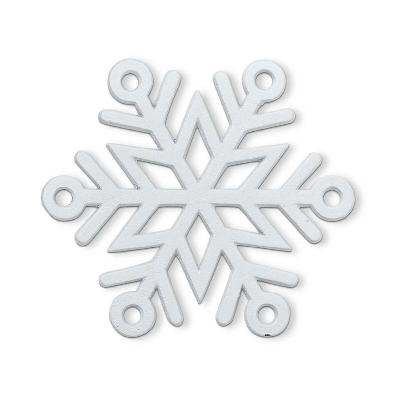 Tag 0.75 In Snowflake Trivet White Christmas Protect Surfaces Trivets, 1 of 4