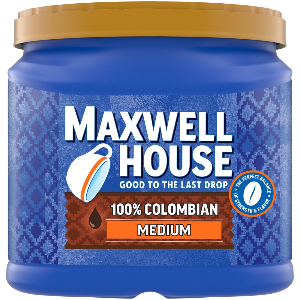 Photos - Coffee Maxwell House Colombian Medium Dark Roast Ground  - 24.5oz