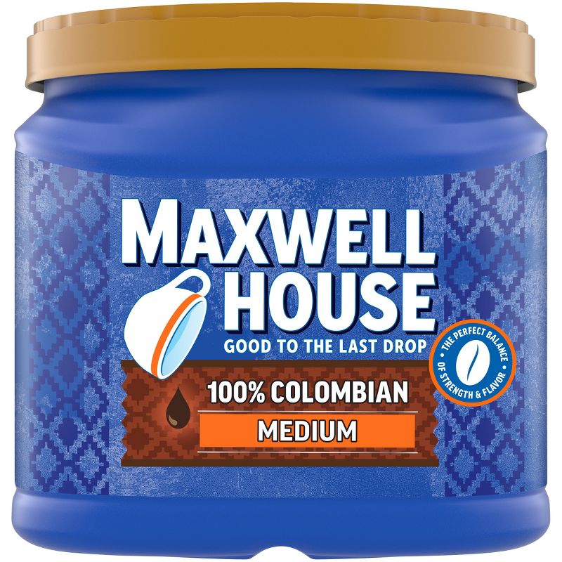 Maxwell House Colombian Medium Dark Roast Ground Coffee - 24.5oz, 1 of 11