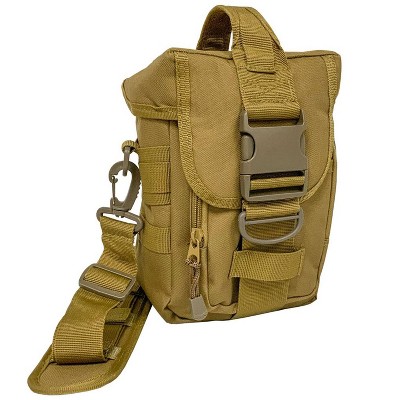 Self Reliance Outfitters Pathfinder MOLLE Bag with Adjustable Strap, Tan
