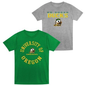 NCAA Oregon Ducks Toddler Boys' 2pk T-Shirt - 1 of 3