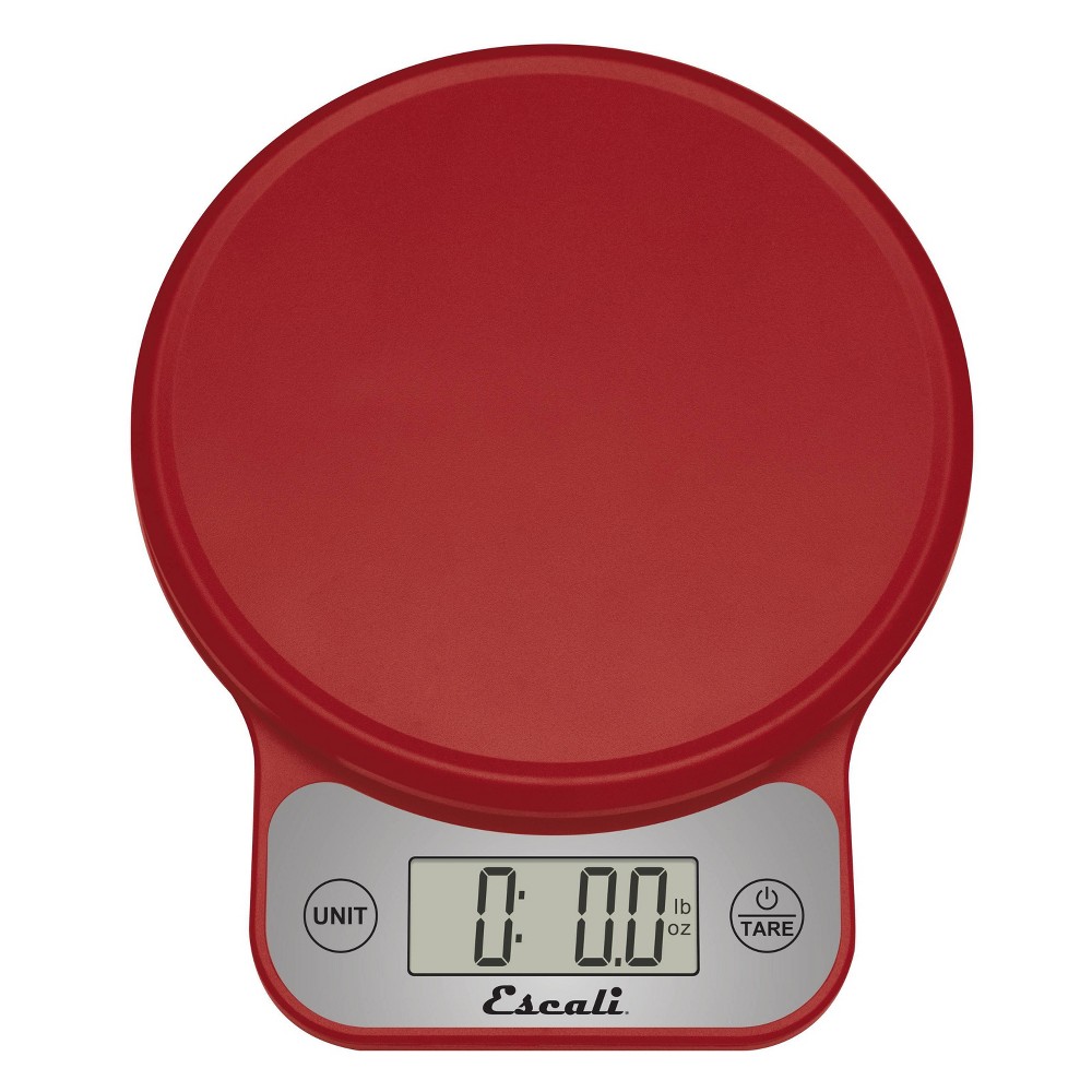 Photos - Scales Escali Telero Digital Kitchen Scale Red