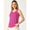 Allegra K Women's Loose Fit Summer Casual Strap Tops Trendy Sleeveless Tank Top - 2 of 4