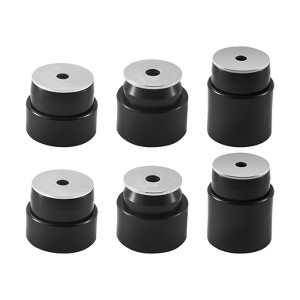 VEVOR Body Mount Bushing Kit, Compatible with 1980-1998 Ford F150 F250 F350, 62 PCS Polyurethane Body Mount Kit, Quick Replacement, Black - 1 of 4