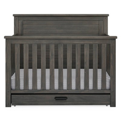 Simmons Kids Caden 6 in 1 Convertible Crib With Trundle Drawer