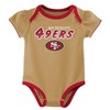 NFL San Francisco 49ers Baby Girls' Onesies 3pk Set - image 3 of 4