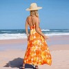 Women's Sunshine Season Floral Maxi Dress for Beach Vacation - Cupshe - 4 of 4