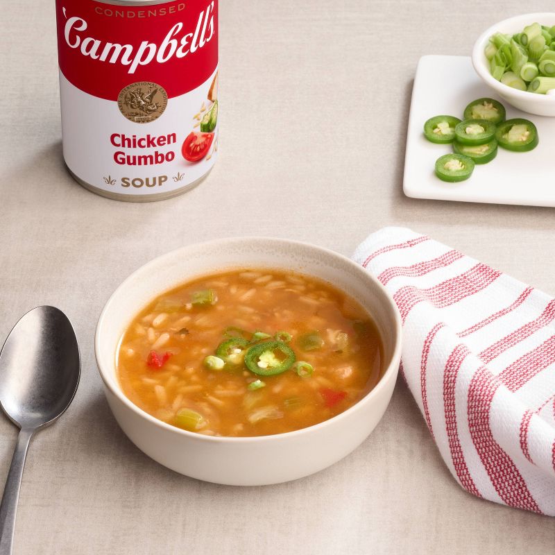 Campbell&#39;s Condensed Chicken Gumbo Soup - 10.5oz, 2 of 14