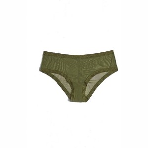 Women's Mesh Lace Trim Hipster Panty - Blush Lingerie - 1 of 1