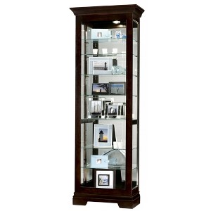 Howard Miller Saloman Curio Cabinet 680412 Black Coffee - 1 of 2
