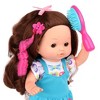 Dream Collection 12" Doll Hair Play Set - Brunette in Gift Box - 3 of 4