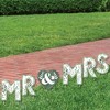 Big Dot of Happiness Boho Botanical Bride - Yard Sign Outdoor Lawn Decorations - Greenery Bridal Shower and Wedding Party Yard Signs - Mr and Mrs - 2 of 4