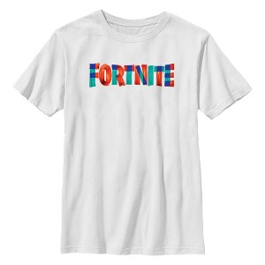 Boy's Fortnite Painted Logo T-Shirt - 1 of 4