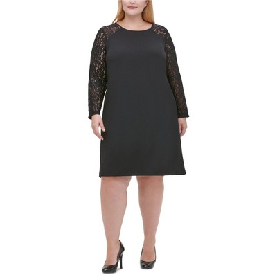 Tommy Hilfiger Womens Lace A-line Dress