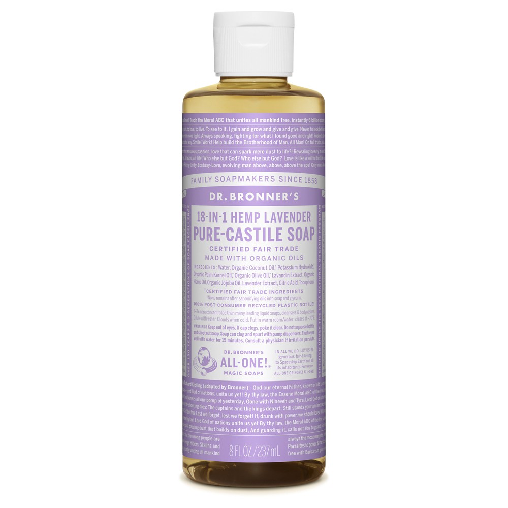 UPC 018787774083 Dr. Bronner's Lavender PureCastile Liquid Soap
