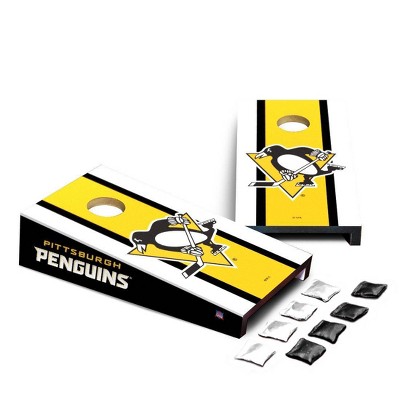 NHL Pittsburgh Penguins Desktop Cornhole Board Set