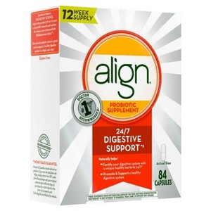 Align Probiotic, Probiotics for Women and Men, Daily Probiotic Supplement for Digestive Health 84 capsules - 1 of 4