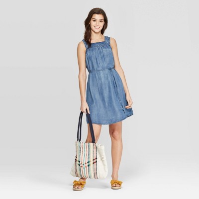 target denim dress universal thread