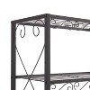 Queen Bed Frame with 2 Nightstands Headboards with Storage Cabinet, Headboard with Shelves, Bookcase Headboard Queen Easy Assembly - 3 of 4
