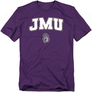 Men's James Madison University Arch Logo T-Shirt - 1 of 4