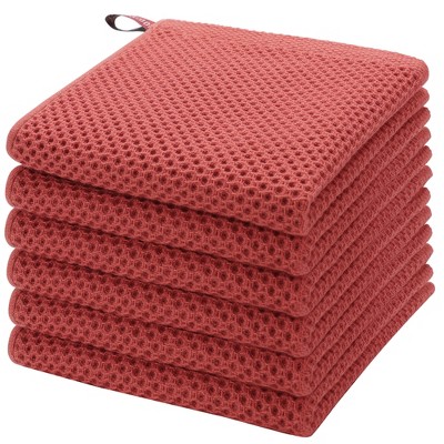 Soft Textiles 12 Pack 100% Cotton Waffle Weave Kitchen Dish Cloths, Ultra Soft 13x13