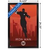 Trends International Marvel Heroic Silhouette - Iron Man Framed Wall Poster Prints - 3 of 4