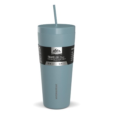 Hydrapeak Roadster 40oz Tumbler With Handle And Straw Lid Modern Blue :  Target