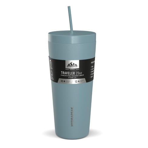 25oz Stainless Steel Tumbler, Insulated Coffee Tumbler Cup with Lid and  Straw US