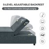 LOVMOR 4-in-1 Sofa Bed, Chair Bed, Multi-Function Folding Ottoman Bed with Storage Pocket and USB Port - 3 of 4