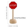 Attatoy Kids Wooden Street Signs Playset (14pc Set); Wood Traffic Signs Perfect for Car & Train Set - 3 of 4