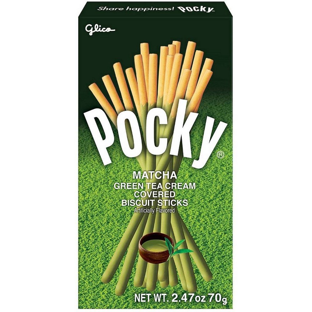 UPC 073141152532 product image for Glico Pocky Matcha Green Tea Cream Covered Biscuit Sticks - 2.47oz | upcitemdb.com