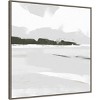 30" x 30" Coastal Haze II by Emma Scarvey Framed Canvas Wall Art Print - Amanti Art: Modern Lithograph, Polystyrene Frame - 2 of 4