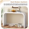 KWPZQEB 52'' Console Table, Modern Wood Sofa Table, Narrow Entryway Table for Hallway, Behind the Couch, Living Room, Foyer - 4 of 4