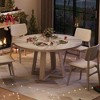 Dining Table, Kitchen Table, Round Dining Room Table for Kitchen, 47 Inch Round Table for Dining Room - 3 of 4