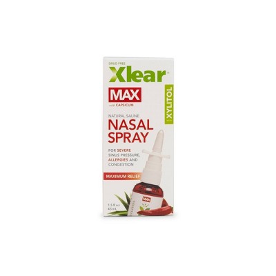 Xlear Max Sinus Xylitol And Capsaicin Spray - 1.5 Fl Oz : Target