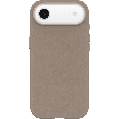 OtterBox Apple iPhone Air Symmetry Series Case Cactus Leather Case for MagSafe with Camera Control - Grey Comfort