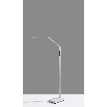 Lennox Floor Lamp (Includes LED Light Bulb) White - Adesso