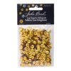 John Bead 1600pcs 6mm Gold Flat Round Plastic Loose Sequins Hologram with Hole for DIY Crafts Making Sewing Embroidery Clothes Decoration - 4 of 4