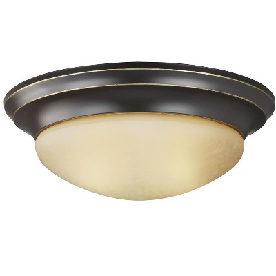 Sea Gull Nash 1 Light Heirloom Bronze Ceiling Fixture 7544593S-782